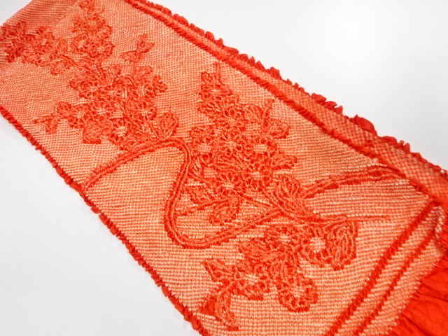 SILK Tie-dye obiage for furisode